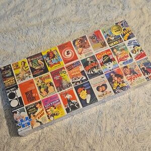 Re-marks Vintage Movie Poster Collage Classic Movies Panoramic 1000 Puzzle